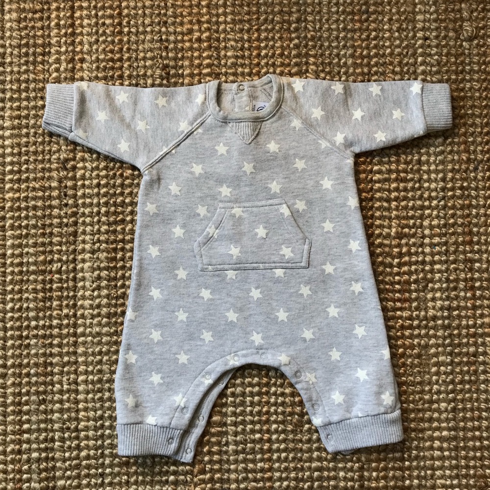 PETIT BATEAU : Stars cotton jumpsuit
